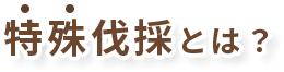 特殊伐採とは？